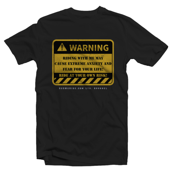 WARNING RIDING WITH ME