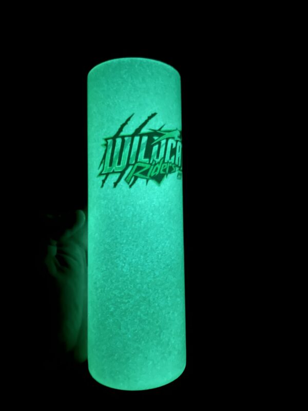 Wildcat 30 oz Stainless with glow in the dark clear coat