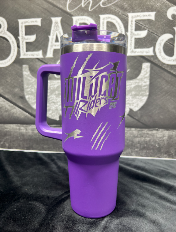 Wildcat 40oz purple cup