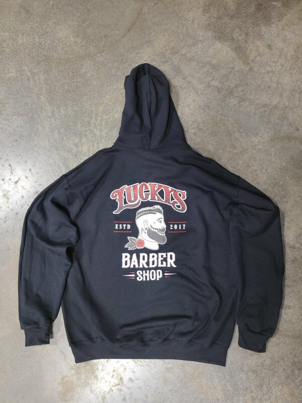 Luckys Barbershop Hoodie V3 - Image 2