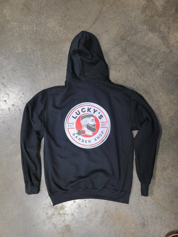 Luckys Barbershop Hoodie V1 - Image 2