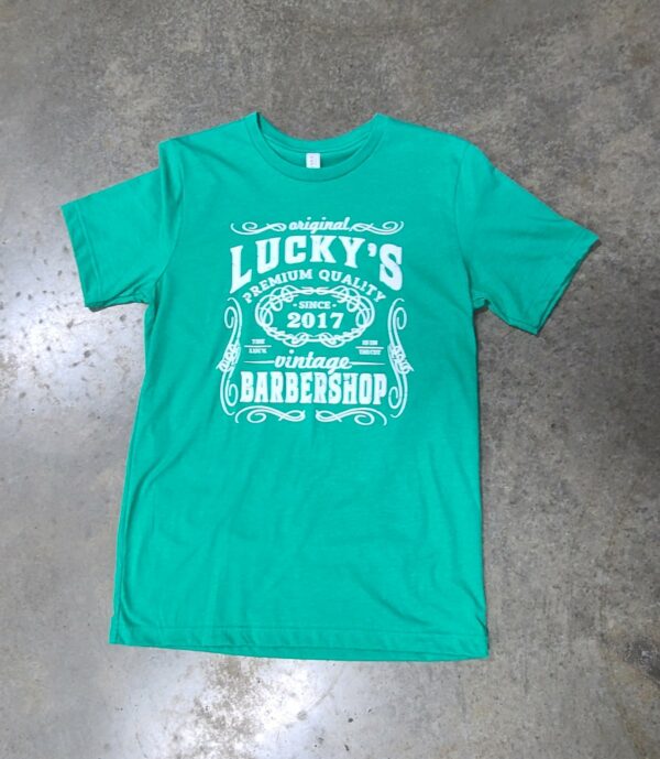 Luckys Barbershop T Shirt V3
