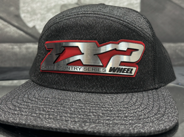 TX2 7 PANEL FLAT BILL DARK HEATHER GRAY