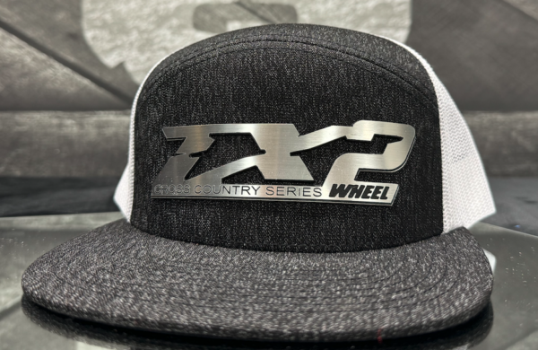 TX2 7P DARK HEATHER GRAY /WHITE BRUSHED ALUM PATCH